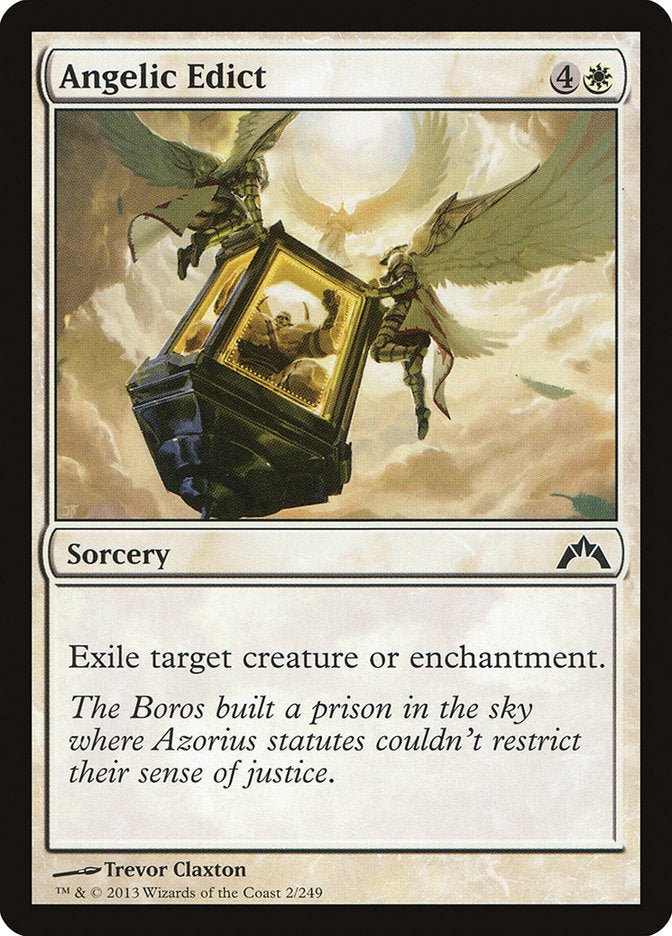 Angelic Edict [Gatecrash] Foil
