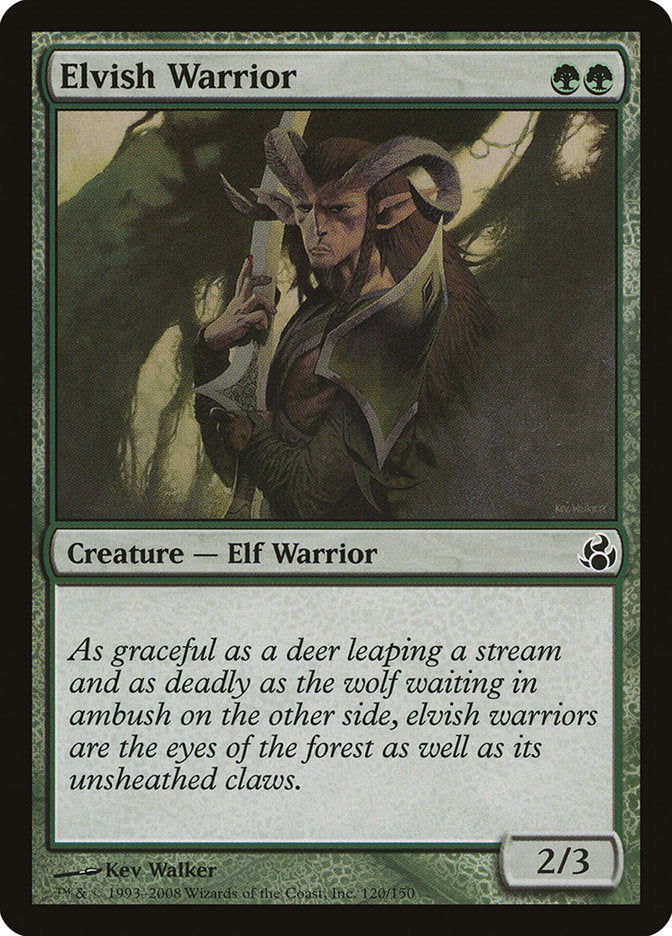 Elvish Warrior [Morningtide] Foil