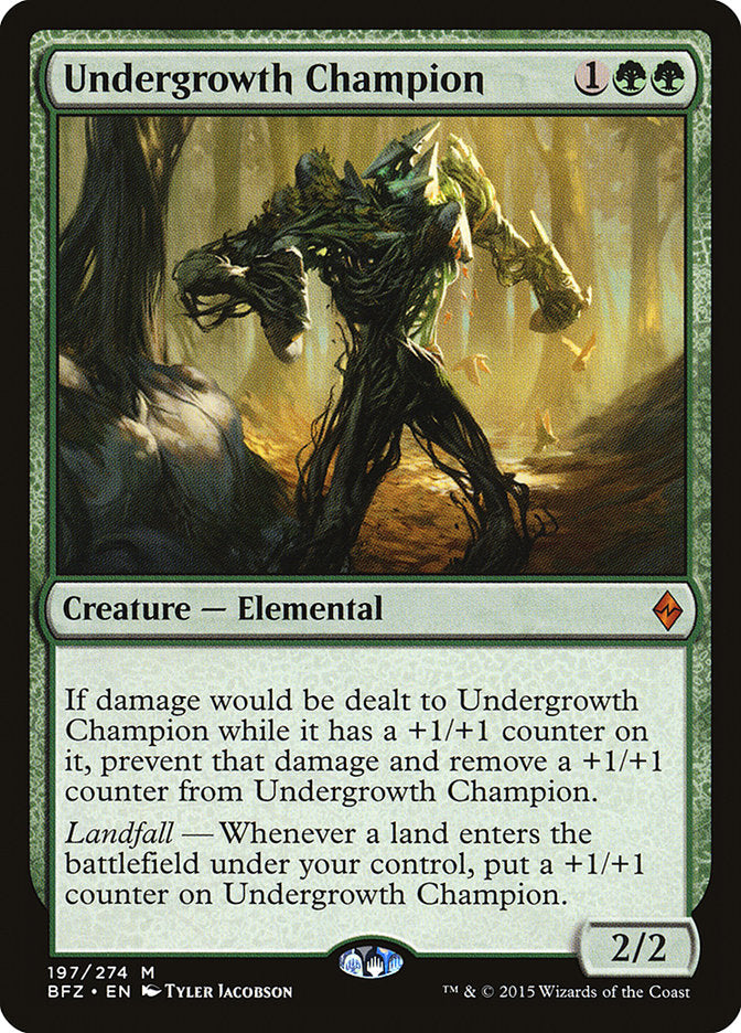 Undergrowth Champion [Battle for Zendikar] Foil