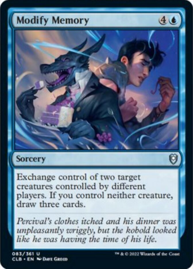 Modify Memory [Commander Legends: Battle for Baldur's Gate] Foil