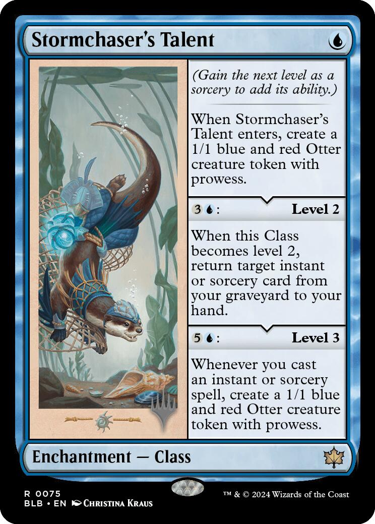 Stormchaser's Talent (Promo Pack) [Bloomburrow Promos] Foil