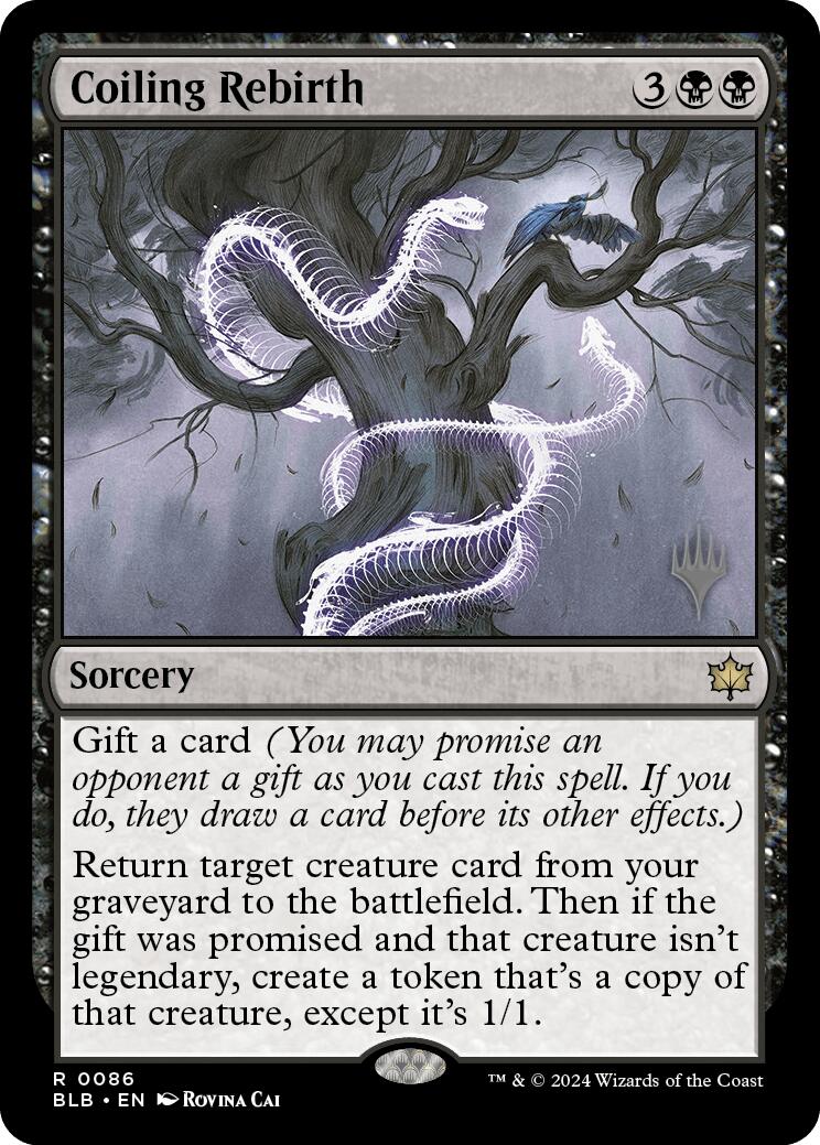 Coiling Rebirth (Promo Pack) [Bloomburrow Promos] Foil