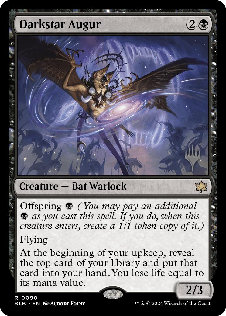 Darkstar Augur (Promo Pack) [Bloomburrow Promos] Foil