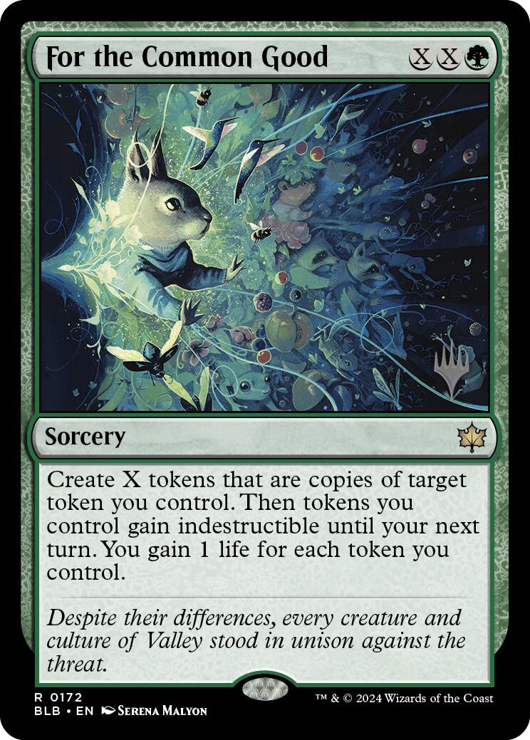 For the Common Good (Promo Pack) [Bloomburrow Promos] Foil