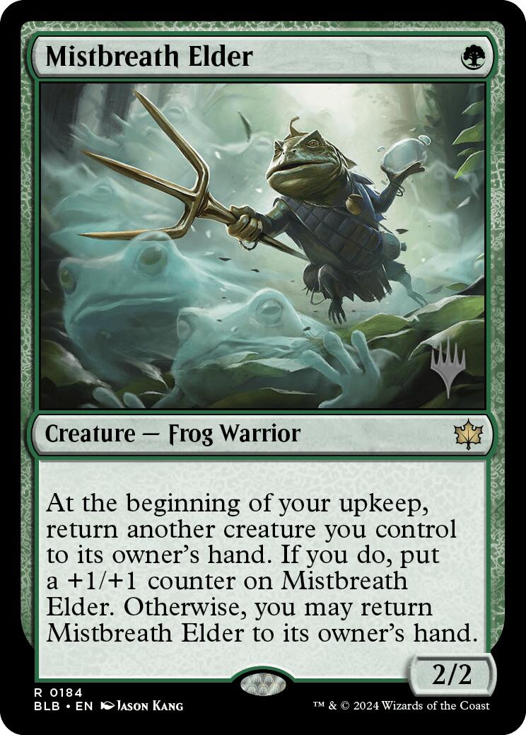 Mistbreath Elder (Promo Pack) [Bloomburrow Promos] Foil