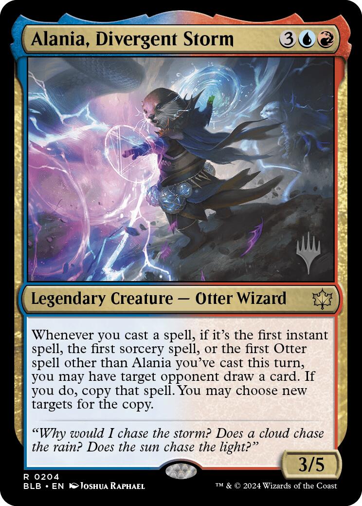 Alania, Divergent Storm (Promo Pack) [Bloomburrow Promos] Foil