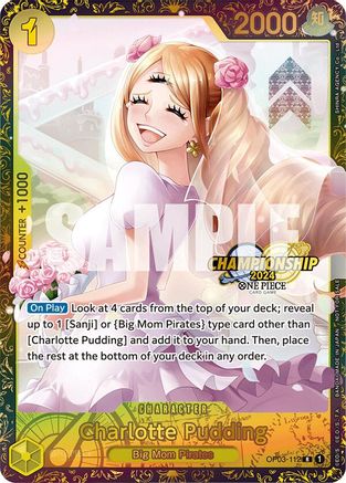 Charlotte Pudding (Championship 2024) (OP03-112) - [One Piece Promotion Cards] Foil