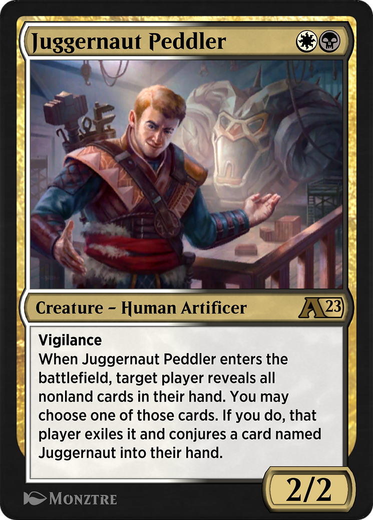 Juggernaut Peddler  [Alchemy: Dominaria]