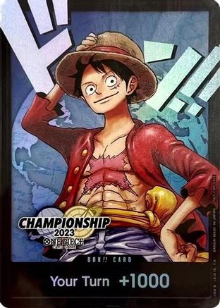 DON!! Card (Monkey.D.Luffy) (2023 World Championship Finals) - [One Piece Promotion Cards] Foil