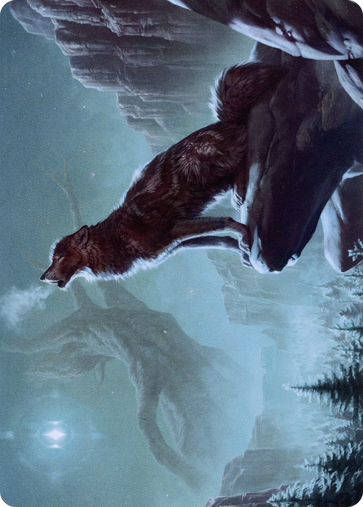 Sarulf's Packmate // Sarulf's Packmate  [Art Series: Kaldheim] (Borderless)