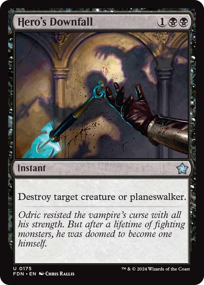 Hero's Downfall [Foundations] Foil