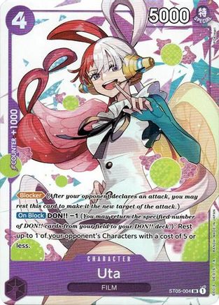Uta - ST05-004 (Premium Card Collection -Uta-) (ST05-004) - [One Piece Promotion Cards] Foil