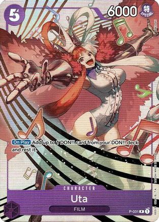 Uta - P-031 (Premium Card Collection -Uta-) (P-031) - [One Piece Promotion Cards] Foil