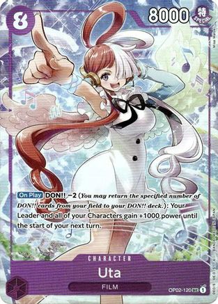 Uta - OP02-120 (Premium Card Collection -Uta-) (OP02-120) - [One Piece Promotion Cards] Foil