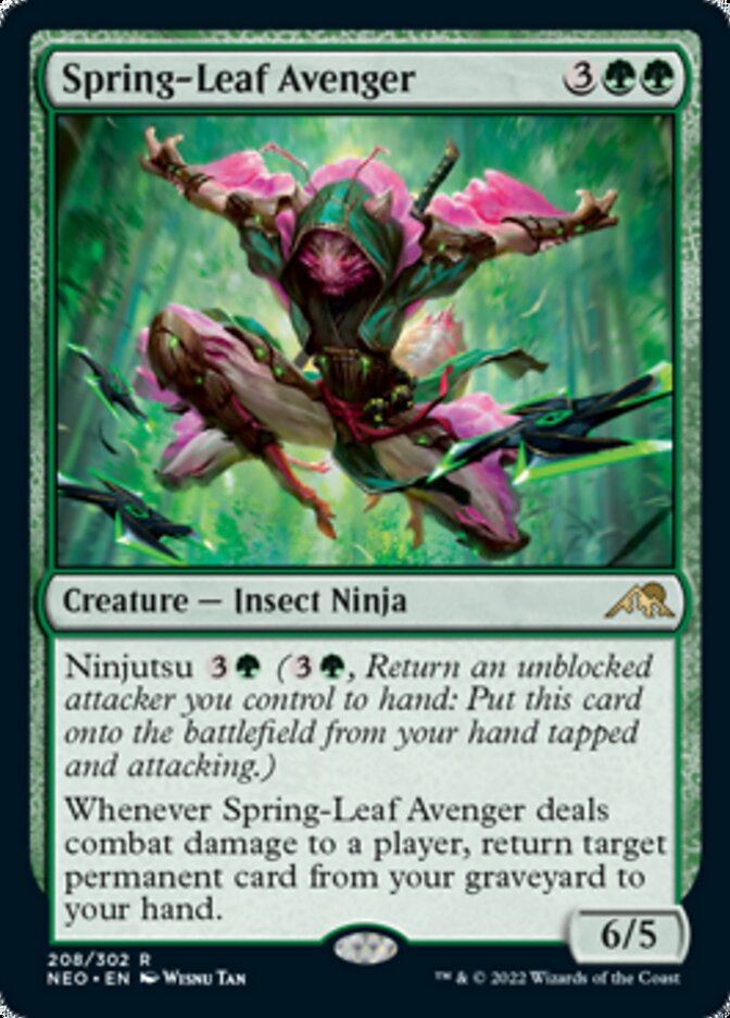 Spring-Leaf Avenger [Kamigawa: Neon Dynasty] Foil