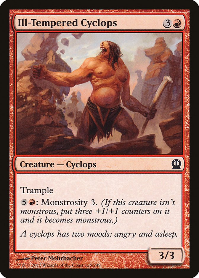 Ill-Tempered Cyclops [Theros] Foil