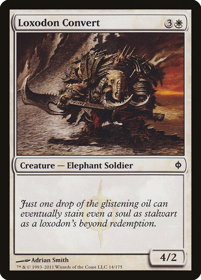 Loxodon Convert [New Phyrexia] Foil