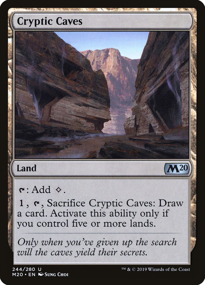 Cryptic Caves [Core Set 2020] Foil