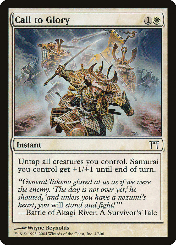 Call to Glory [Champions of Kamigawa] Foil