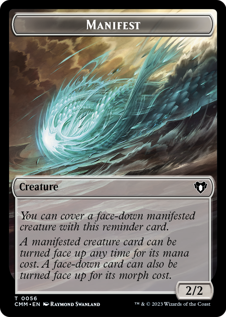 Manifest  [Commander Masters Tokens]