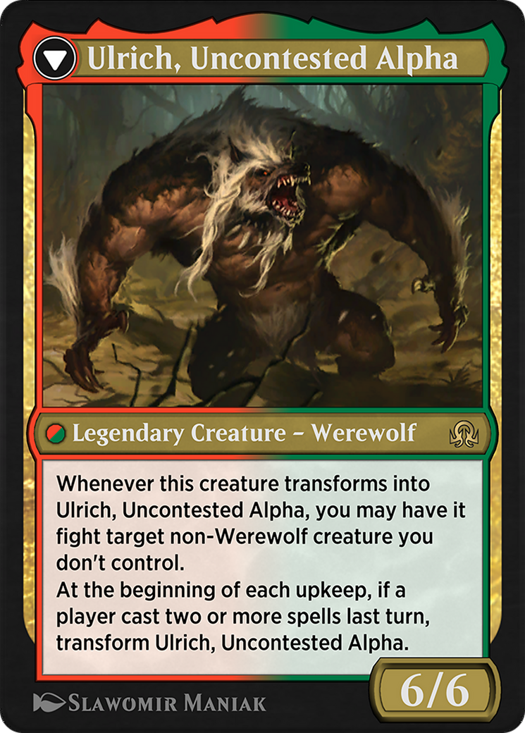 Ulrich of the Krallenhorde // Ulrich, Uncontested Alpha  [Shadows over Innistrad Remastered]