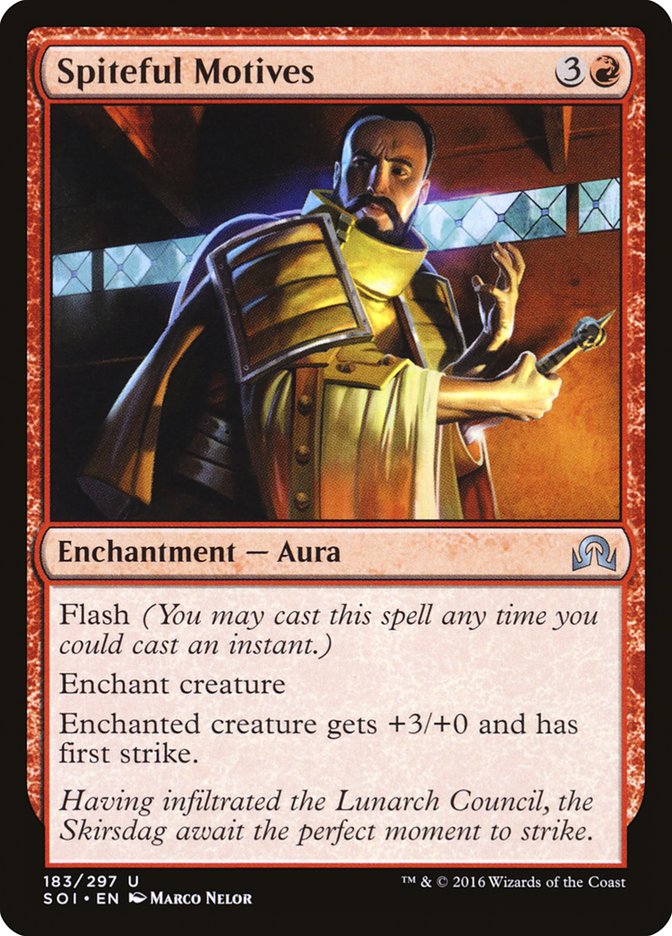 Spiteful Motives [Shadows over Innistrad] Foil