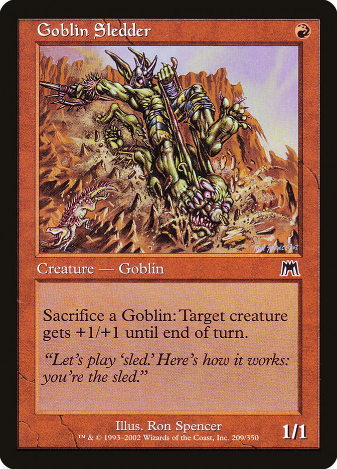 Goblin Sledder [Onslaught] Foil