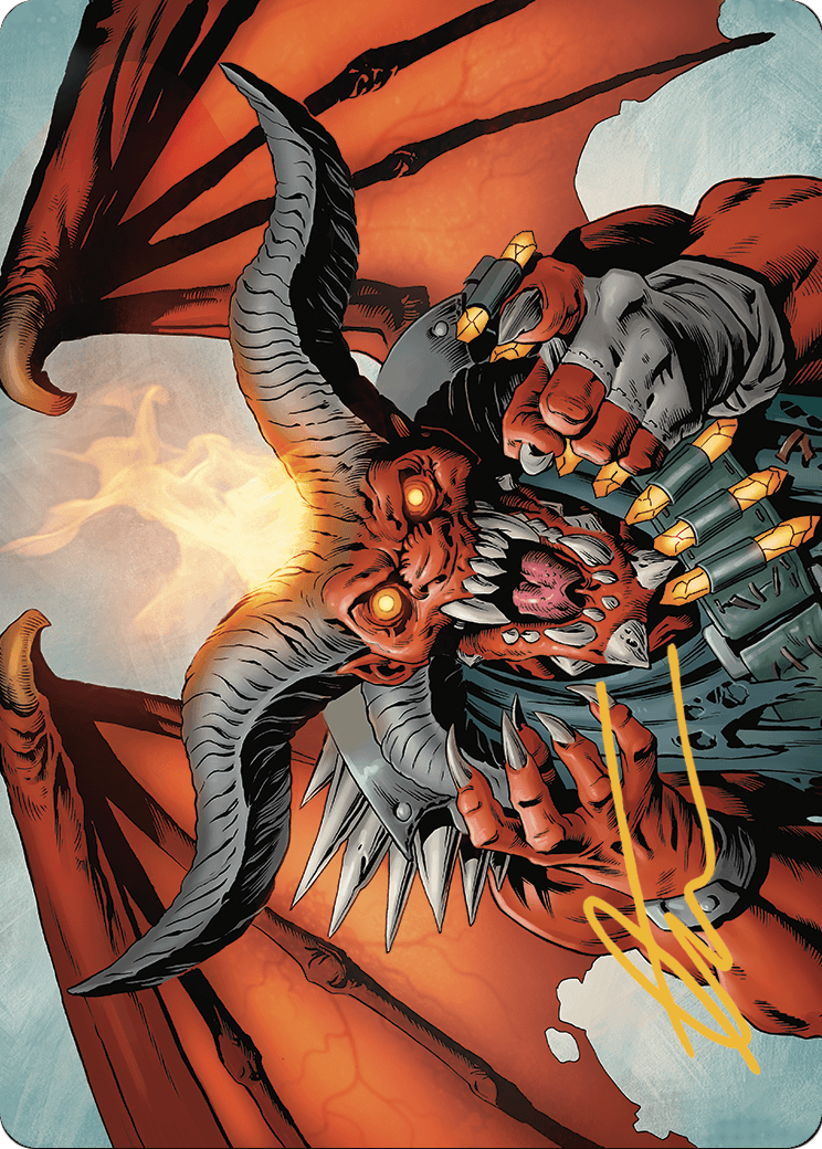 Rakdos, the Muscle // Rakdos, the Muscle  [Outlaws of Thunder Junction Art Series] (Borderless)