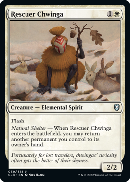 Rescuer Chwinga [Commander Legends: Battle for Baldur's Gate] Foil