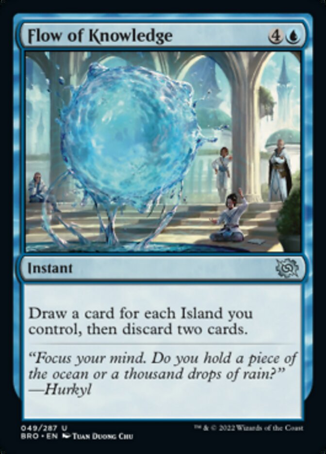Flow of Knowledge [The Brothers' War] Foil