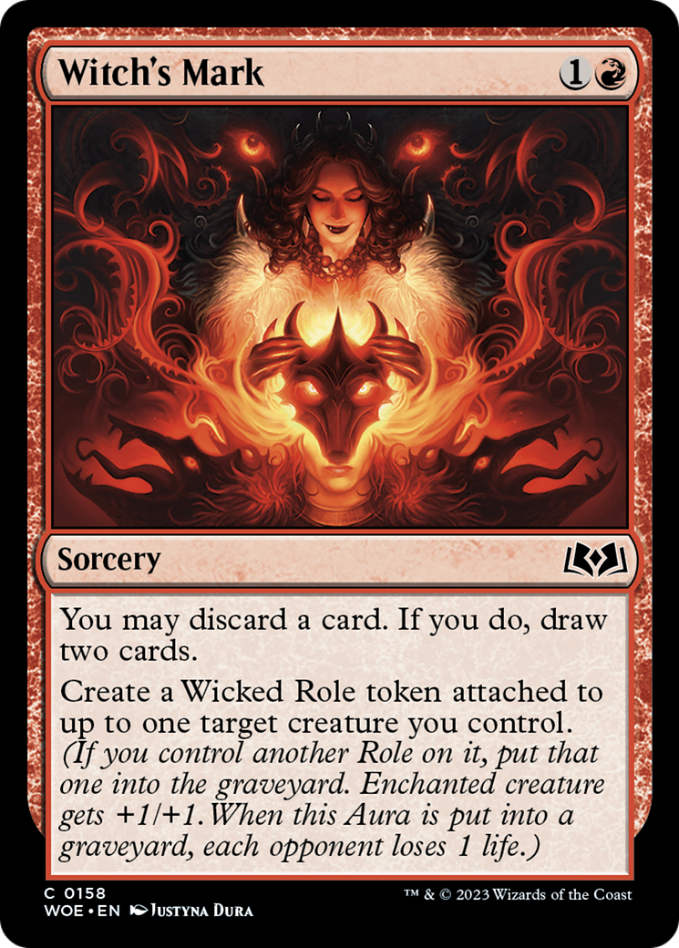 Witch's Mark [Wilds of Eldraine] Foil
