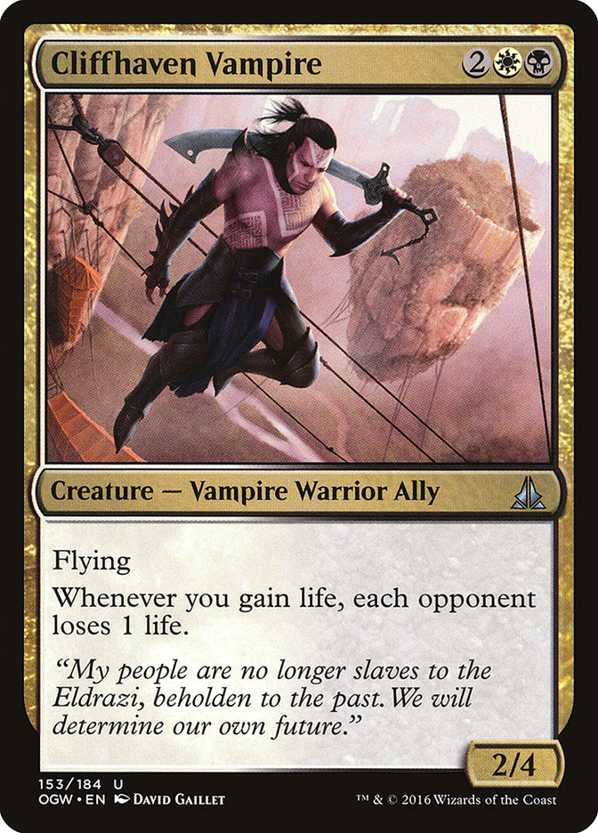 Cliffhaven Vampire [Oath of the Gatewatch] Foil