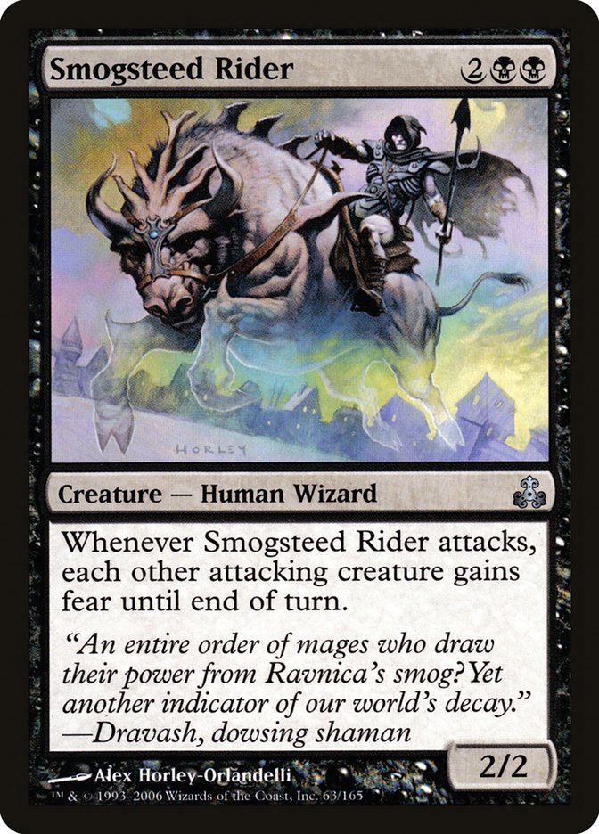 Smogsteed Rider [Guildpact] Foil