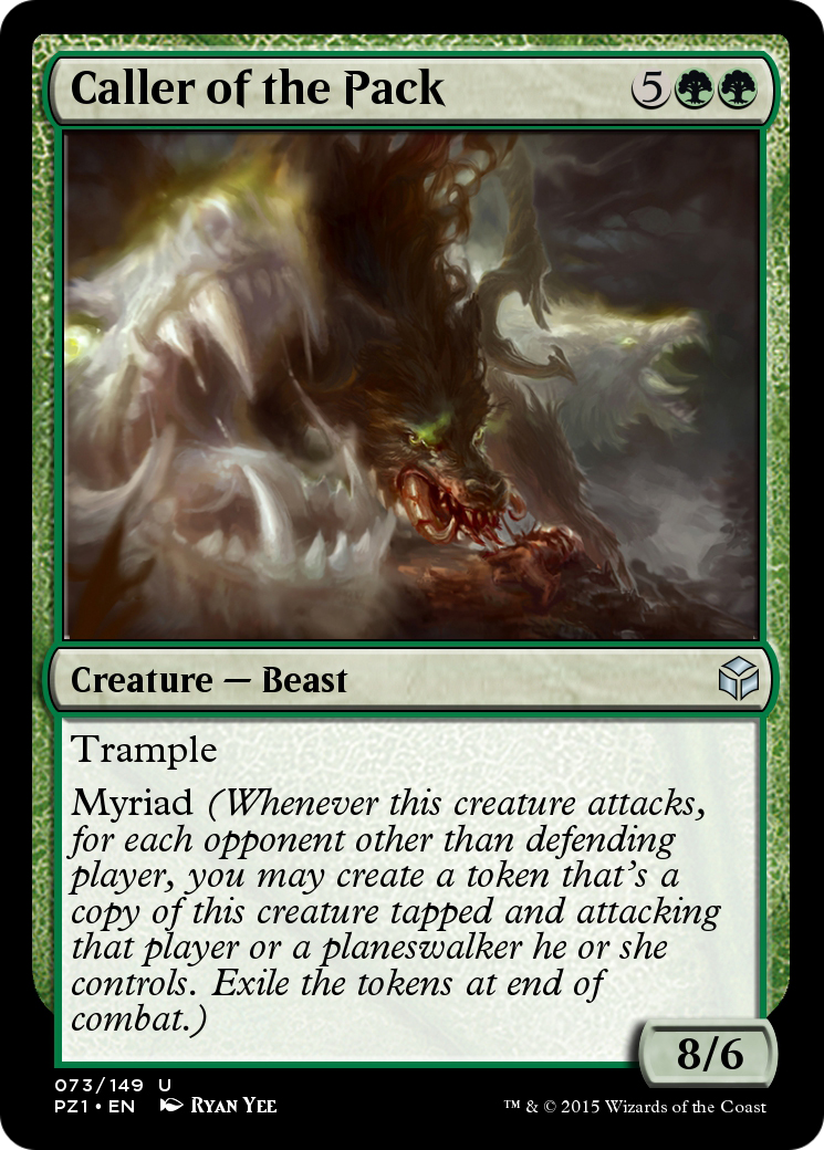 Caller of the Pack  [Legendary Cube Prize Pack] Foil