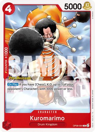 Kuromarimo (OP08-004) - [Two Legends Pre-Release Cards]