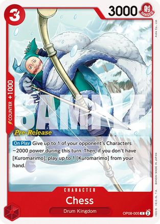 Chess (OP08-005) - [Two Legends Pre-Release Cards]