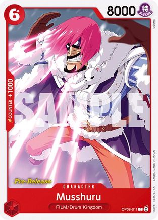 Musshuru (OP08-011) - [Two Legends Pre-Release Cards]