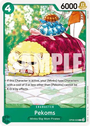 Pekoms (OP08-029) - [Two Legends Pre-Release Cards]