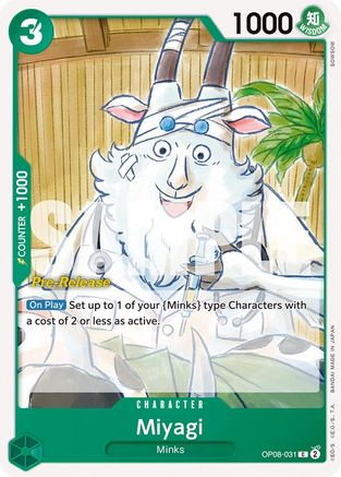Miyagi (OP08-031) - [Two Legends Pre-Release Cards]