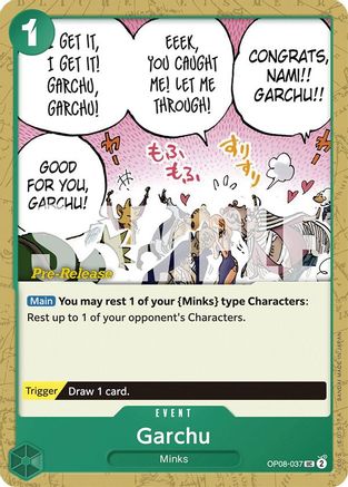 Garchu (OP08-037) - [Two Legends Pre-Release Cards]