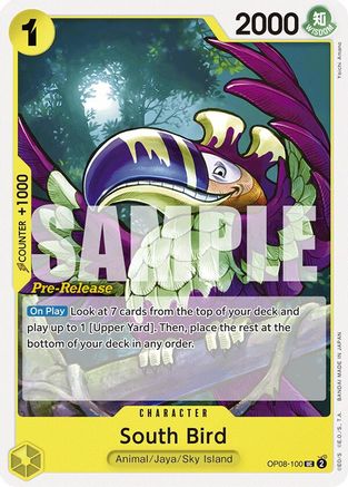 South Bird (OP08-100) - [Two Legends Pre-Release Cards]