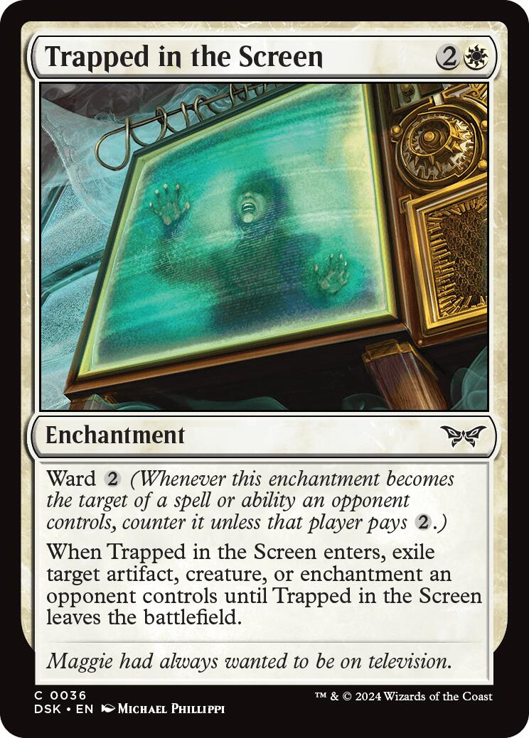 Trapped in the Screen [Duskmourn: House of Horror] Foil