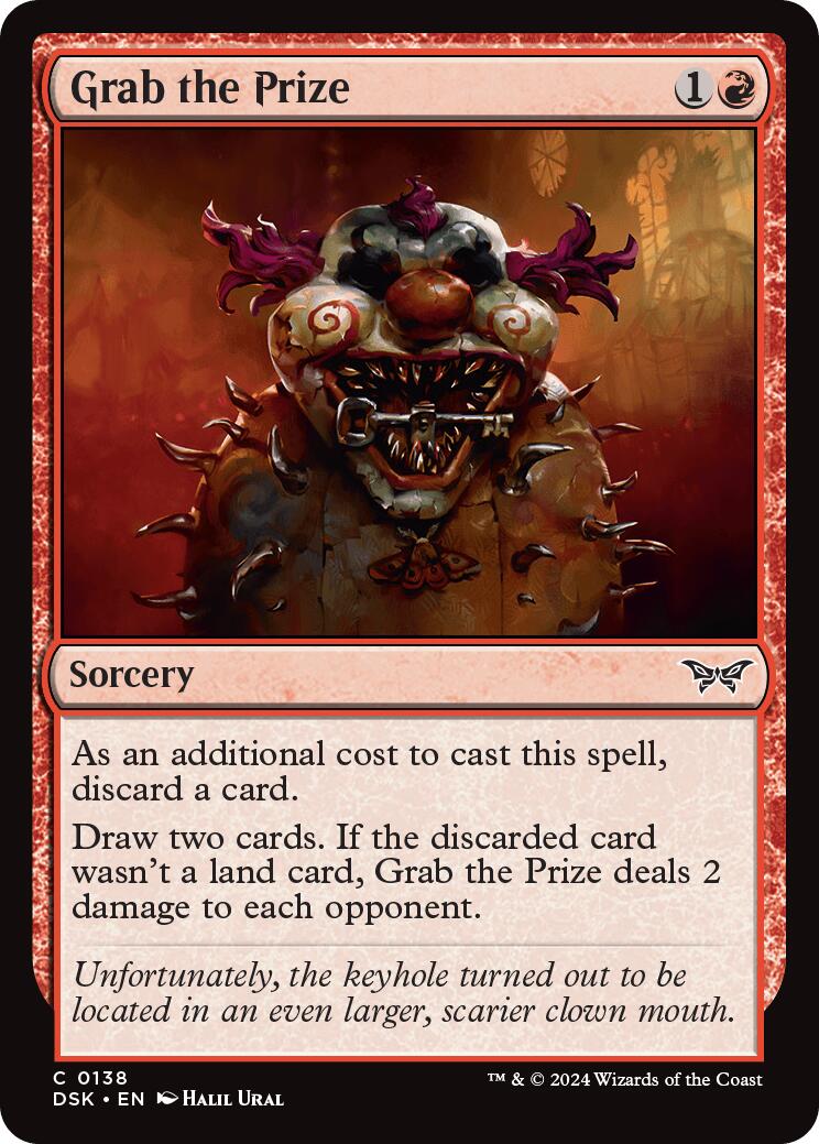 Grab the Prize [Duskmourn: House of Horror] Foil