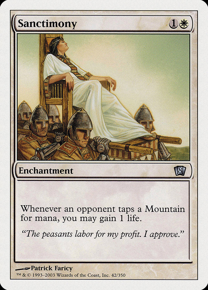 Sanctimony [Eighth Edition] Foil