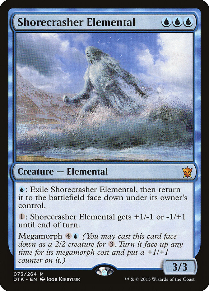 Shorecrasher Elemental [Dragons of Tarkir] Foil