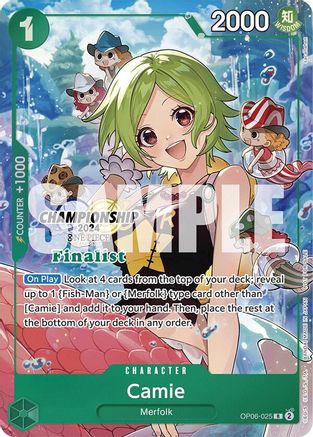 Camie (Championship 2024 Finalist Card Set) (OP06-025) - [One Piece Promotion Cards] Foil