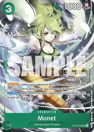 Monet (CS 2024 Event Pack) (OP05-036) - [One Piece Promotion Cards] Foil
