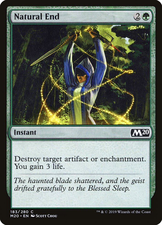 Natural End [Core Set 2020] Foil