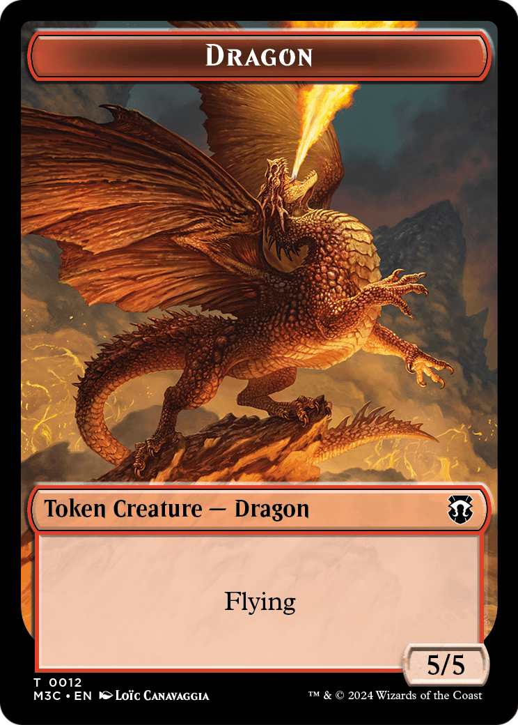 Dragon  [Modern Horizons 3 Commander Tokens]