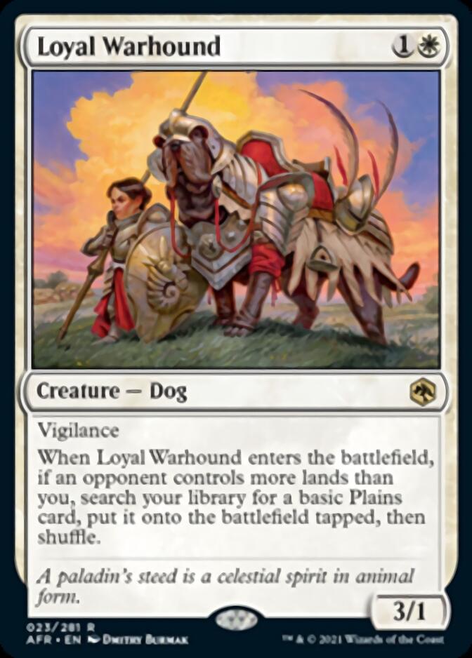 Loyal Warhound [Dungeons & Dragons: Adventures in the Forgotten Realms] Foil